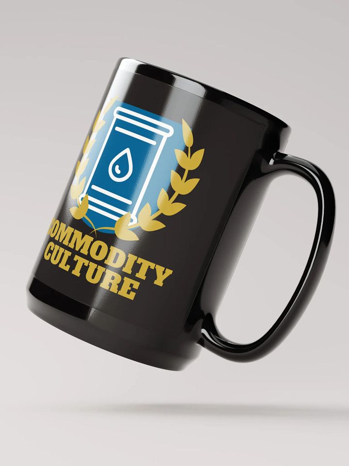 Commodity Culture Black Glossy Mug (15 oz.) product image (2)