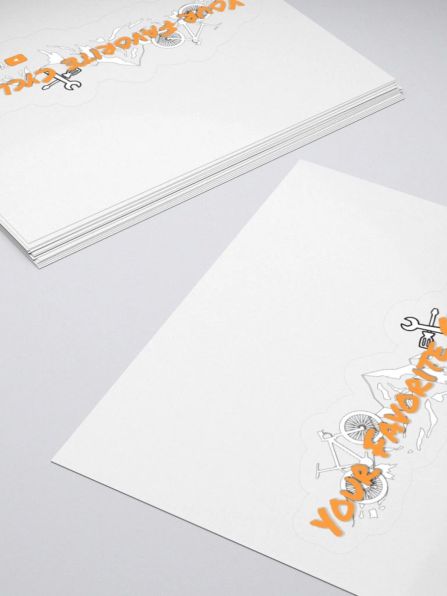 Classic Your Favorite Cyclist Sticker product image (4)