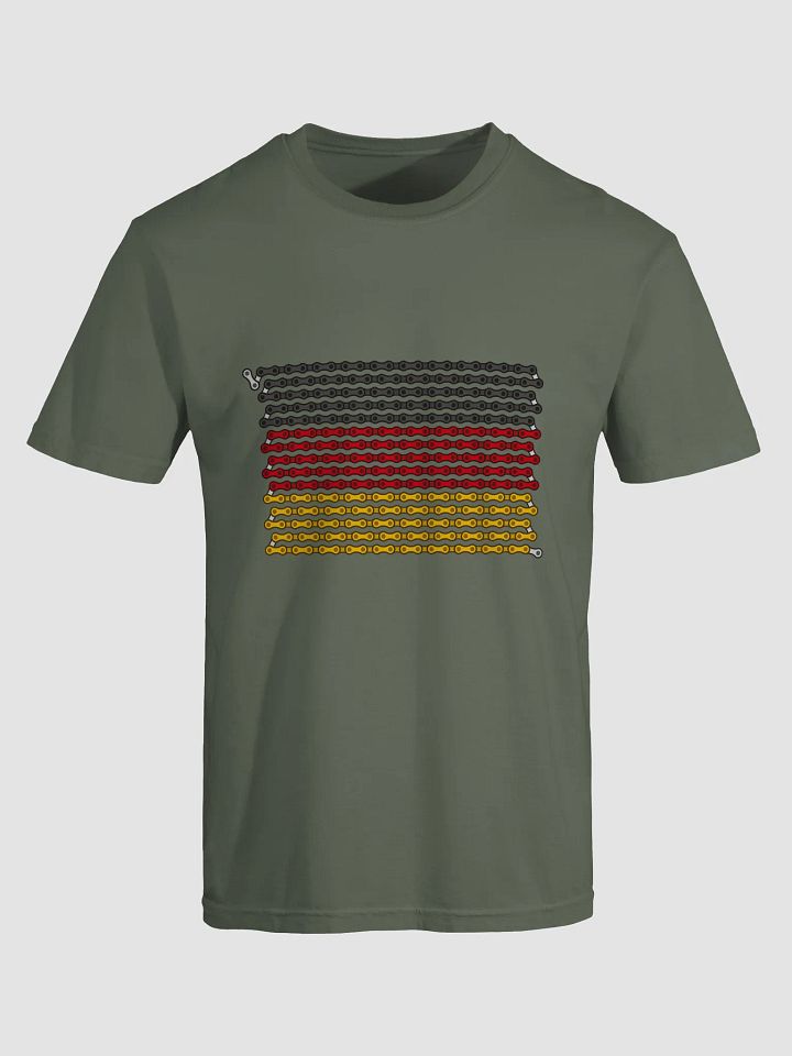 Germany Bike Chain Flag on Heavyweight Tee product image (1)