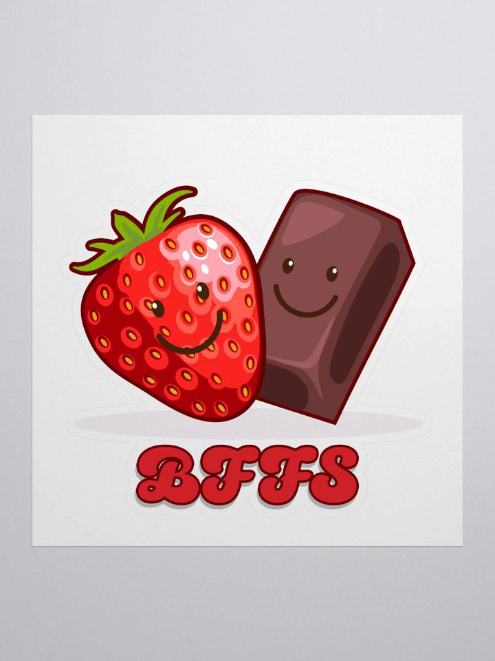 BFFs Chocolate and Strawberry Sticker product image (1)
