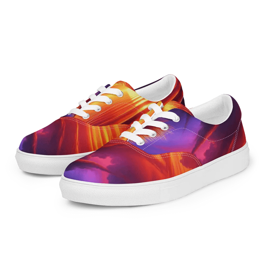 Tropical Sunset Canvas Shoes | AI Design product image (5)