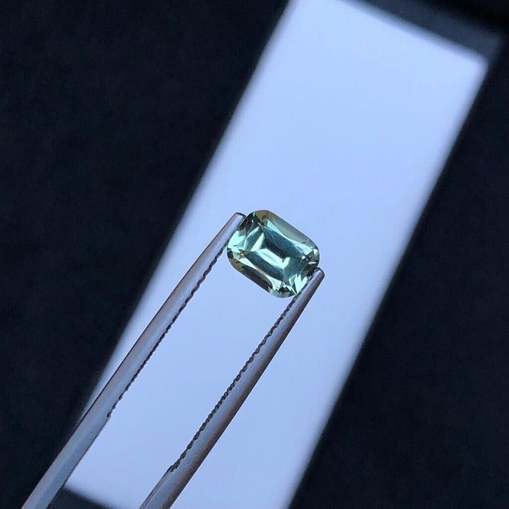 NATURAL YELLOW/GREEN TOURMALINE FOR RING GEMSTONE STONE FOR JEWELRY, 1.20 CRT product image (2)