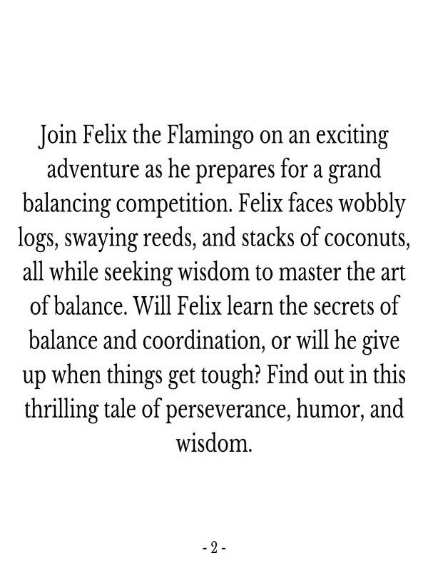 Felix the Flamingo and the Balancing Act product image (2)