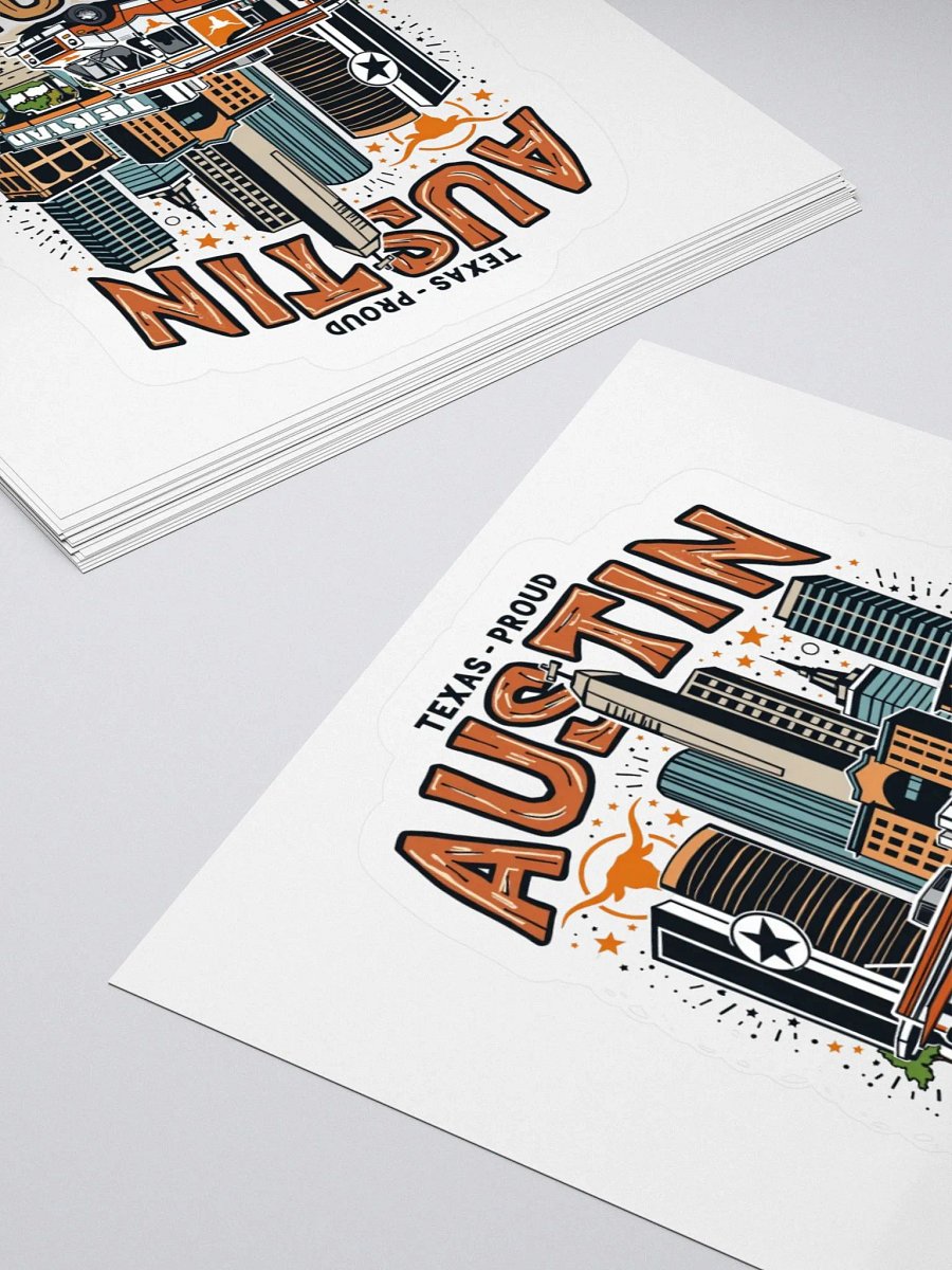 Austin Strong Kiss Cut Stickers product image (10)