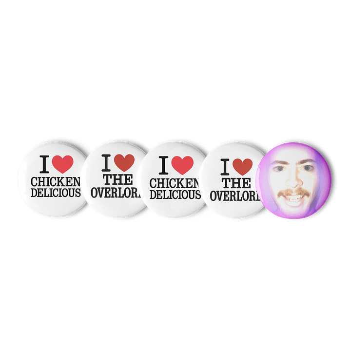 Chickendelicious + The Overlord Pins product image (1)