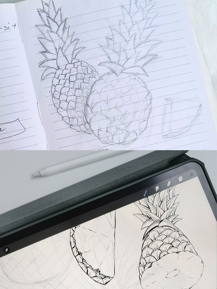 Tropical Pineapples Clipart product image (9)