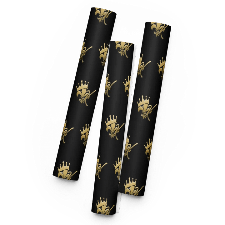 Kreole King Wrapping Paper (Black) product image (2)