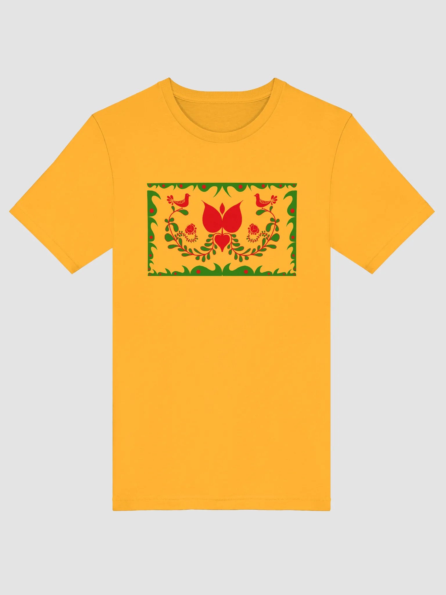 Hungary Folk Art Red & Green T-Shirt product image (1)