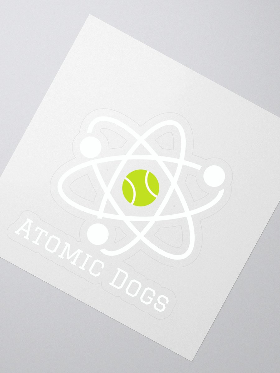 Atomic Dogs Flyball Club Logo Stickers product image (2)