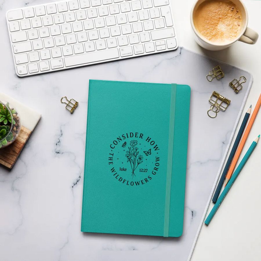 Consider How the Wildflowers Grow Hardcover Notebook product image (8)