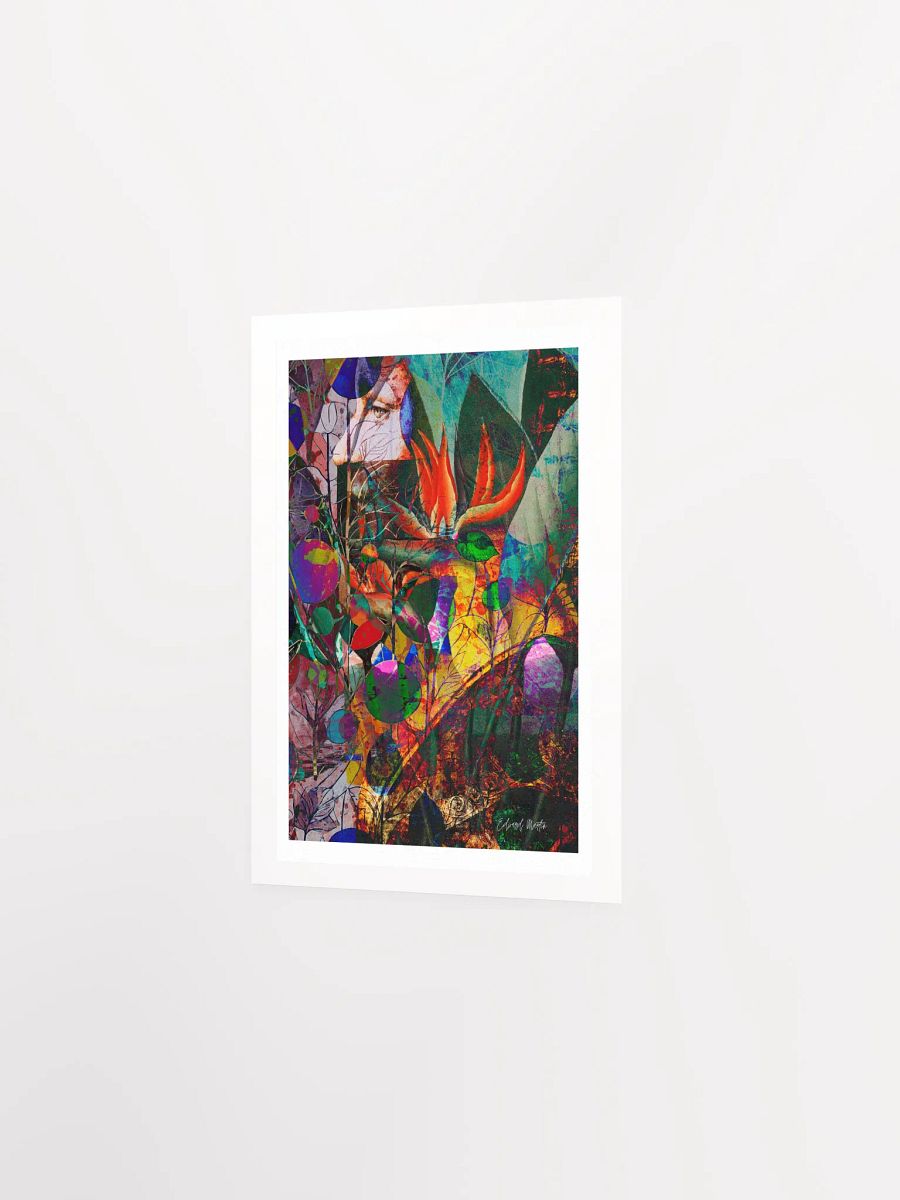 'In the Garden of Wonders' by Edward Martin: Mixed Media Collage Print product image (3)