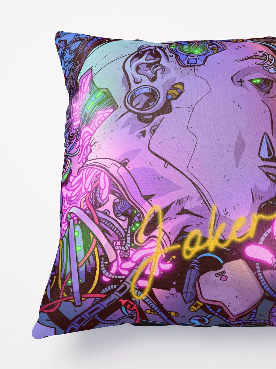 Broken Cyber Joker Pillow product image (3)