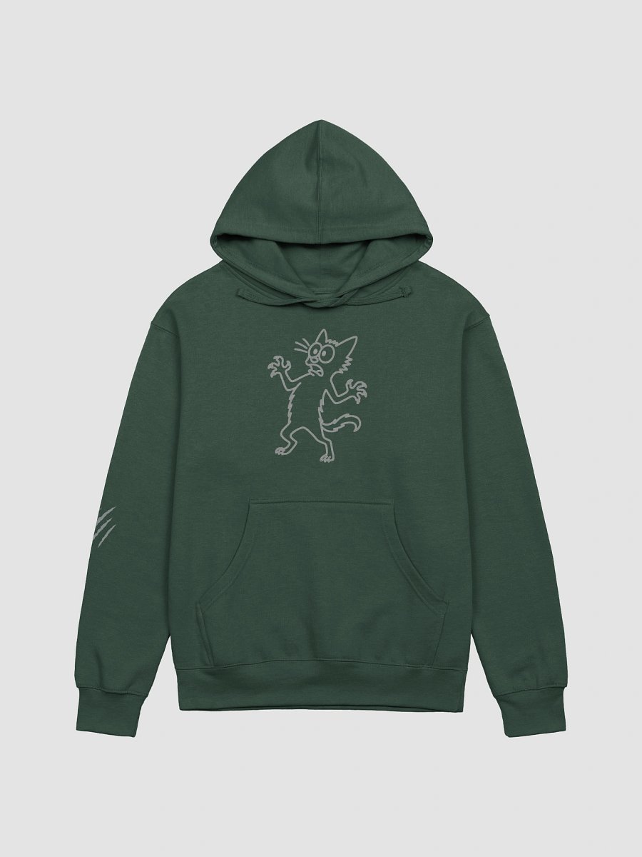 Scaredy Cat Hoodie - Cat front/Scratch sleeve product image (1)