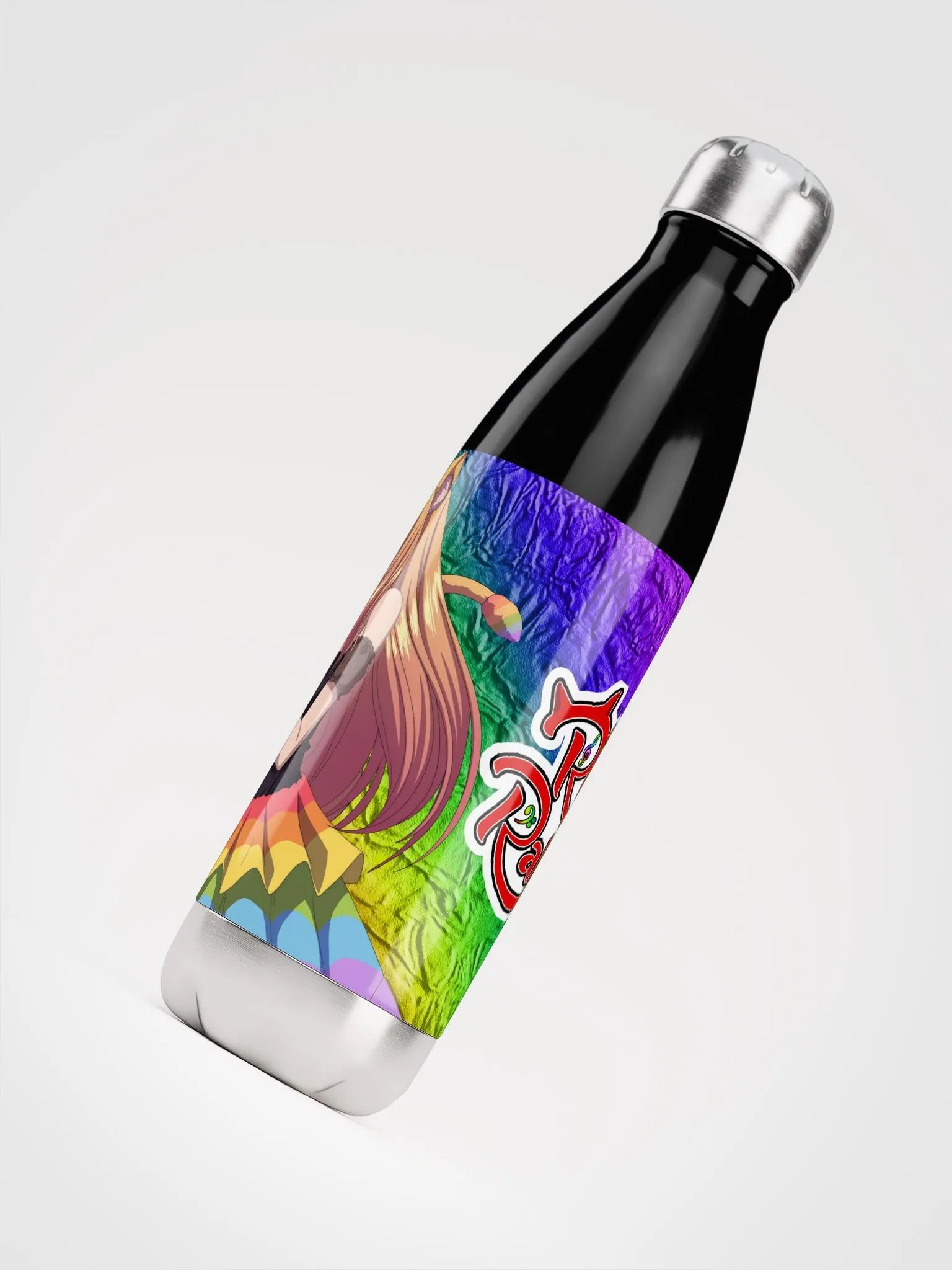 🌈Rhea Rainbow Stainless Steel Water Bottle! product image (4)