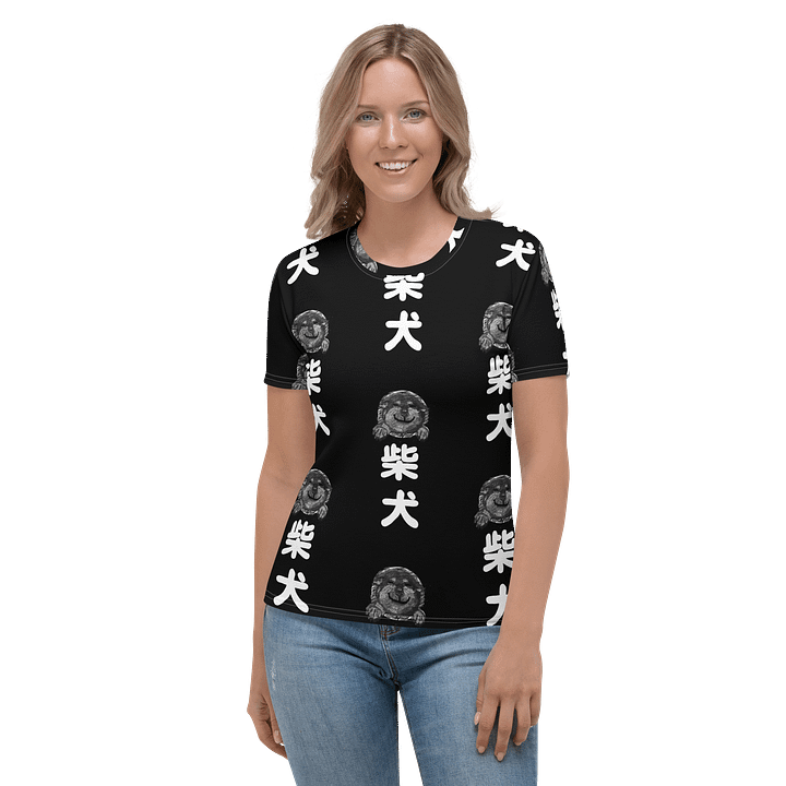 "HI" SHIBA INU All-Over Print Tee product image (2)