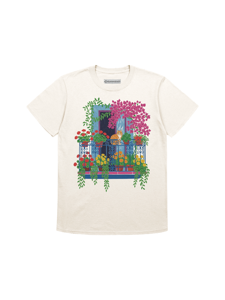 Balcony Cat Unisex Tee product image (128)