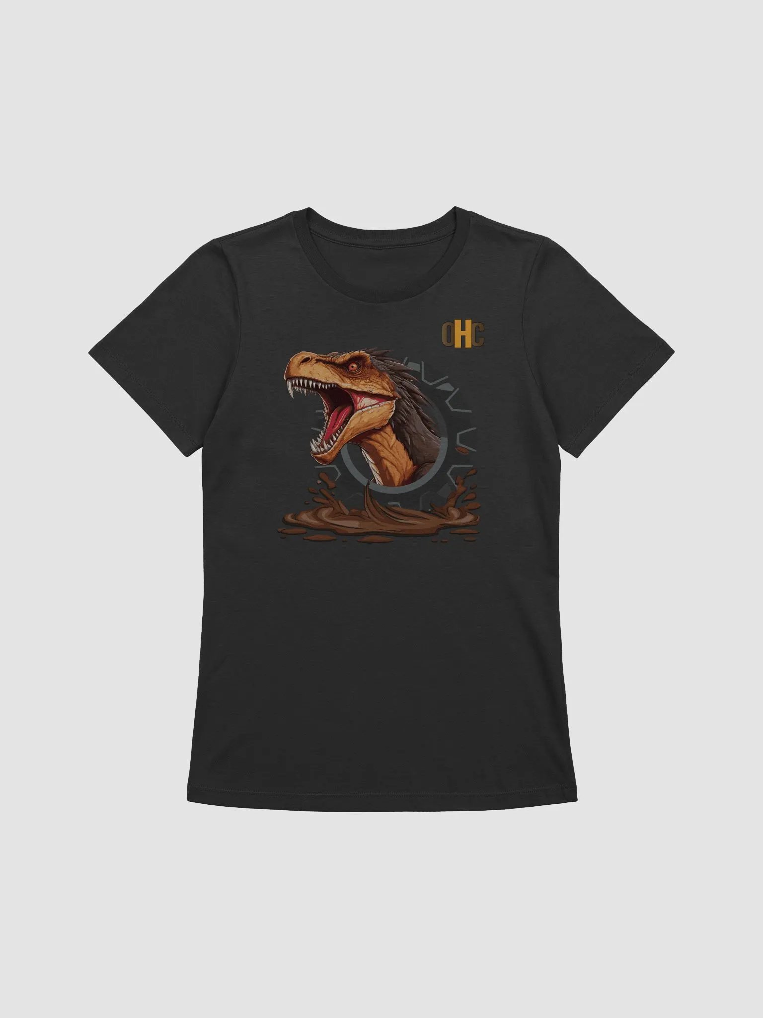 The Two-Wheel Daredevil (Dino) - Bella+Canvas Women's Supersoft Relaxed-fit T-Shirt product image (5)