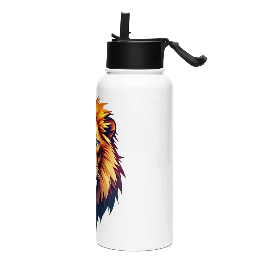 Regal Roar Stainless Steel Water Bottle with a Straw Lid product image (3)