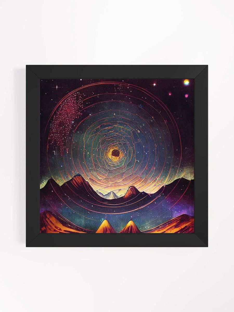 Vibrant Ayous Wood Framed Matte Poster product image (4)