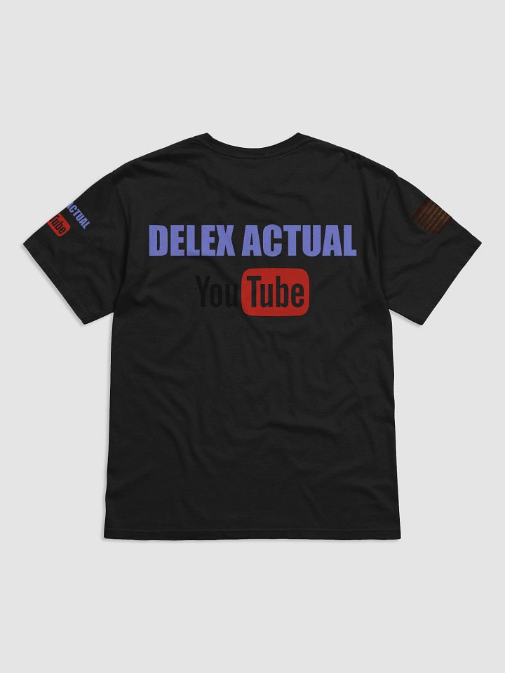 Delex Actual YouTube T-Shirt product image (2)