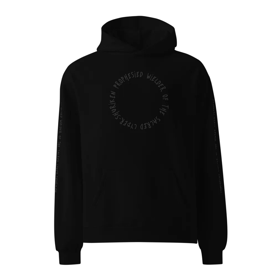 Oversized Prophecy Hoodie (Stealth) product image (1)