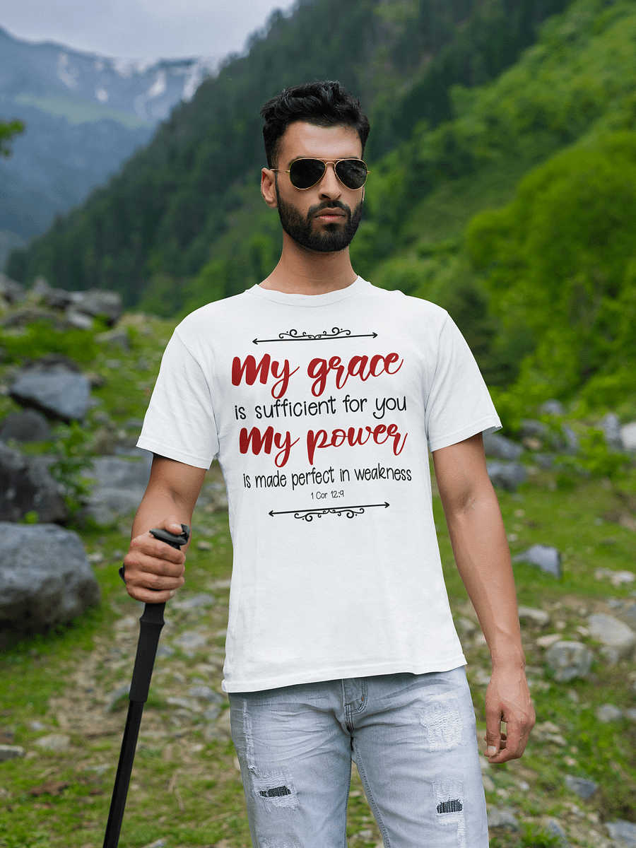 My Grace Is Sufficient For You 1 Corinthians 12:9 Inspired Tee product image (2)