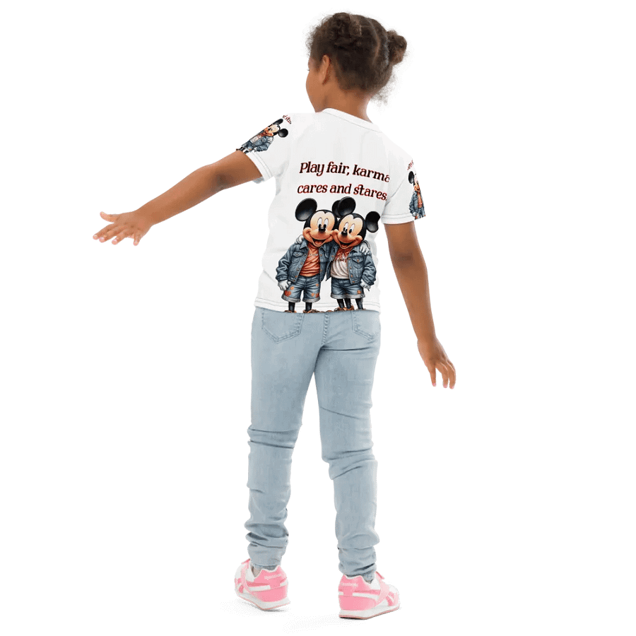 Karma Cares All-Over Print Kids T-Shirt product image (9)