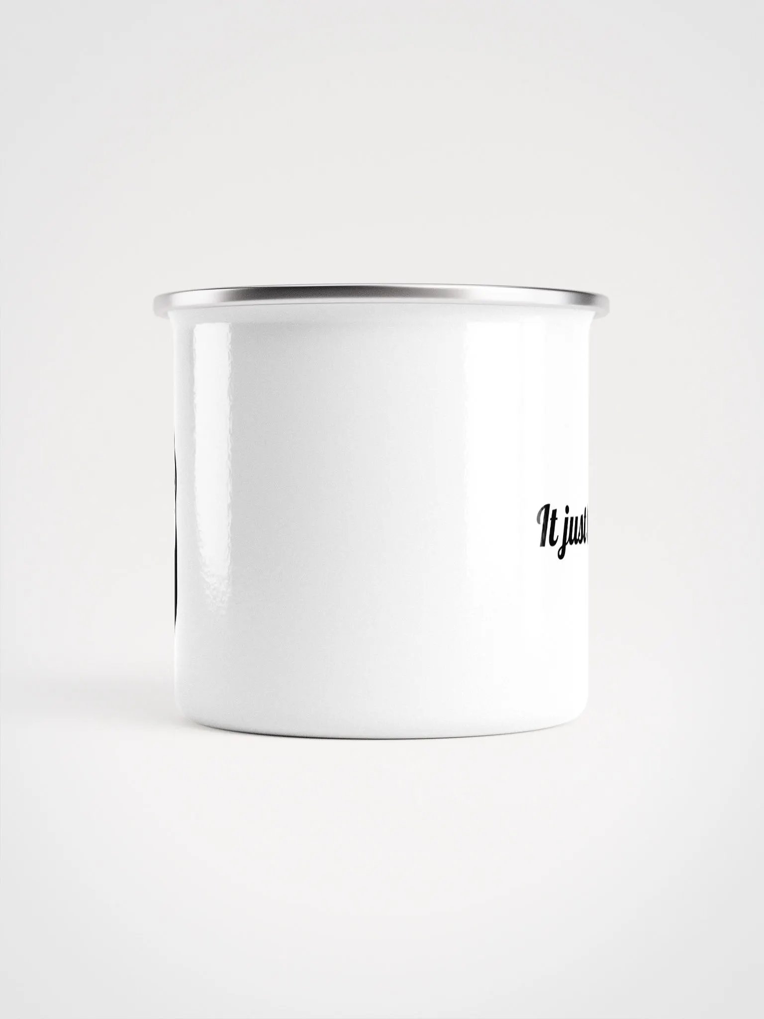 "It just takes time" Enamel Mug product image (2)
