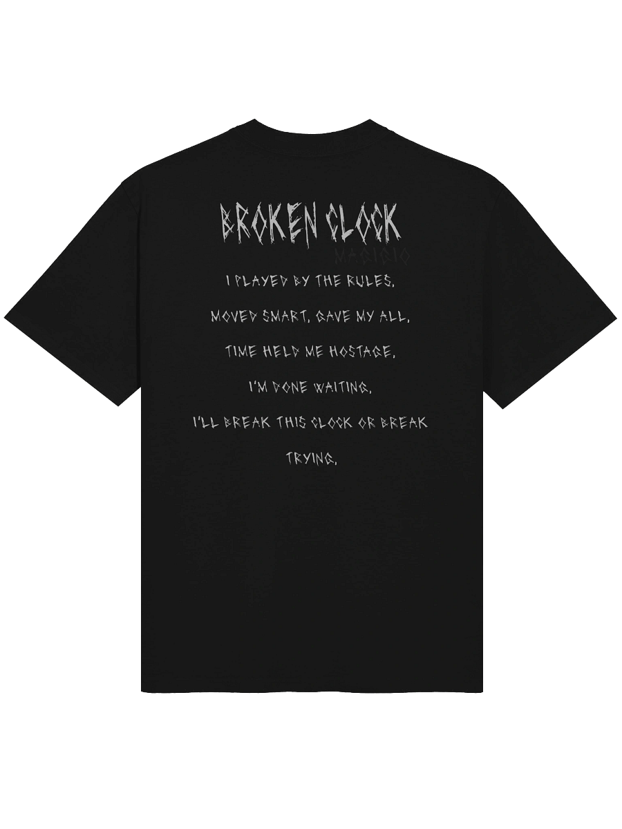 Magigio Broken Clock Faded Oversized Tee product image (4)