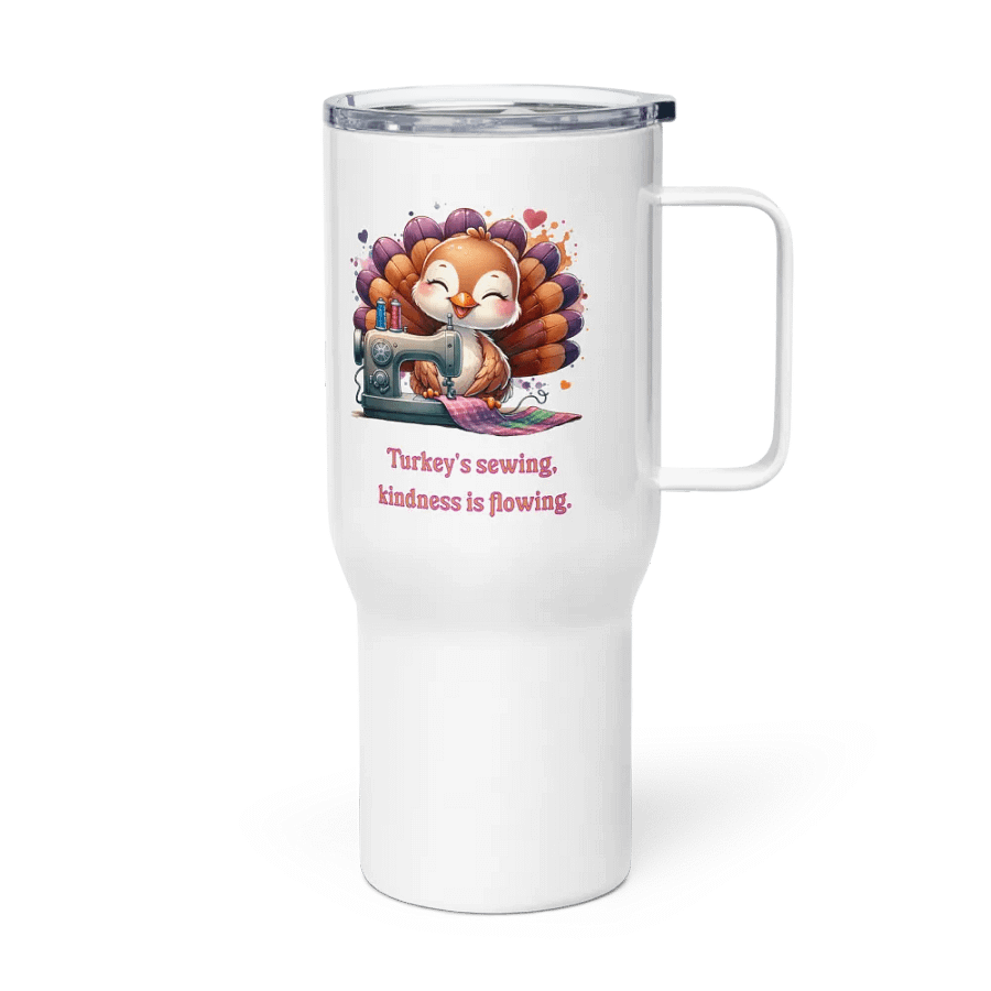 Turkey's sewing, Kindness is Flowing Travel Mug product image (4)