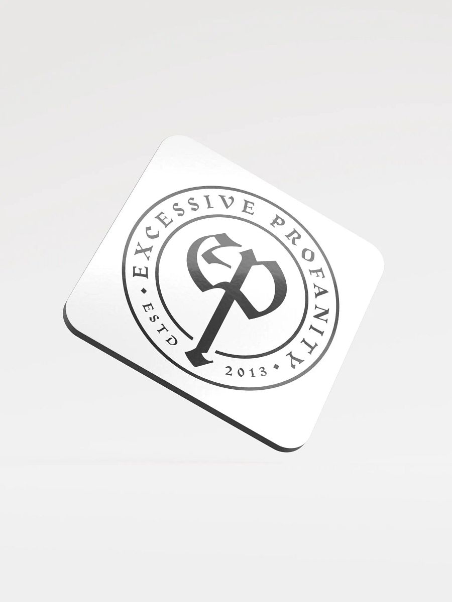 Executioner's Axe Glossed Cork Coaster (White) product image (1)