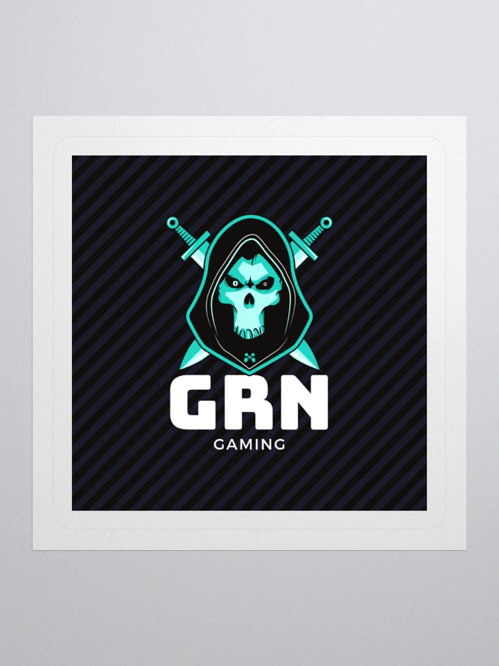 GRN Gaming Skull Kiss Cut Stickers product image (2)