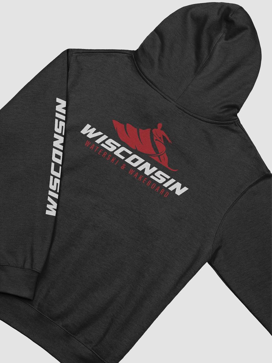 Wisconsin Waterski Hoodie (Black) product image (4)