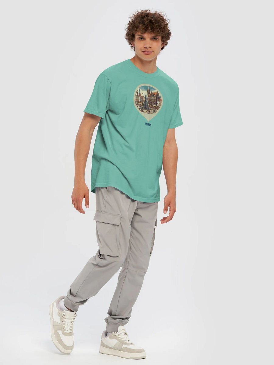 European Cityscape Plaza T-Shirt | AI Design Bremen city product image (7)
