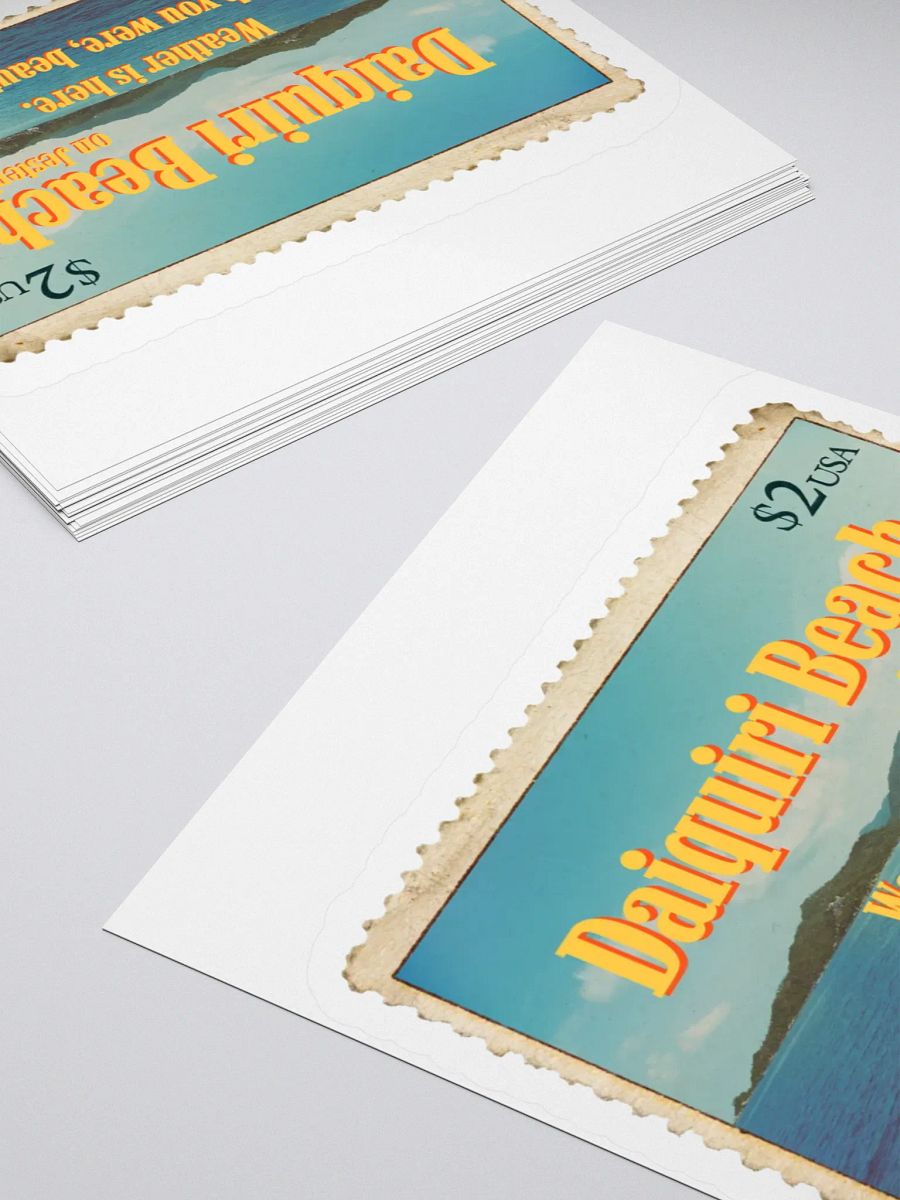 DAIQUIRI BEACH STAMP STICKER product image (15)