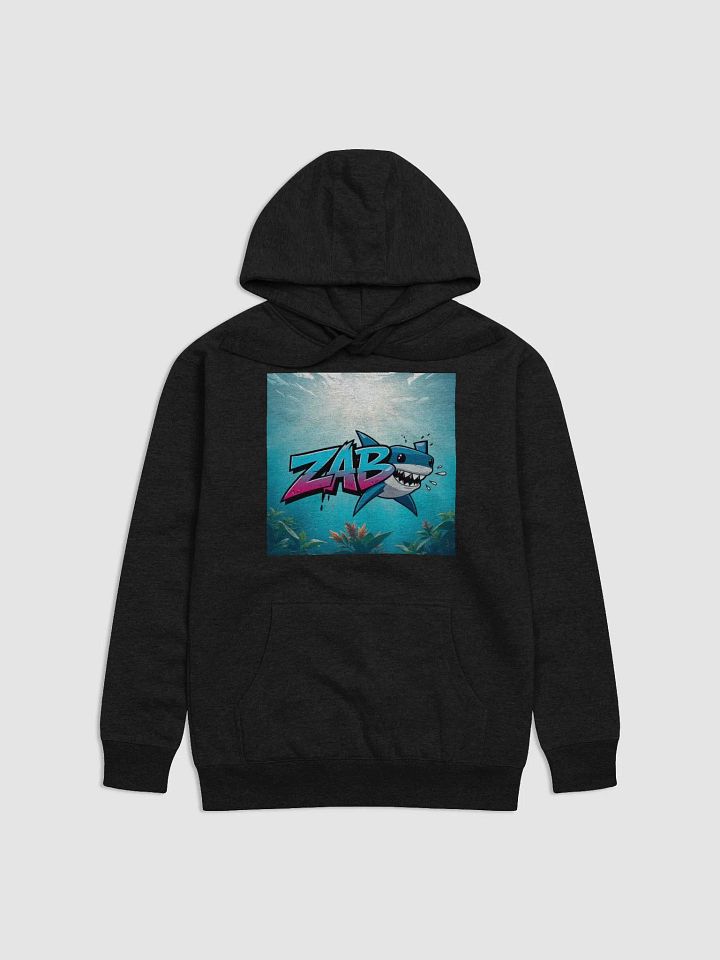 Cheerful Shark Graffiti Unisex Hoodie product image (11)