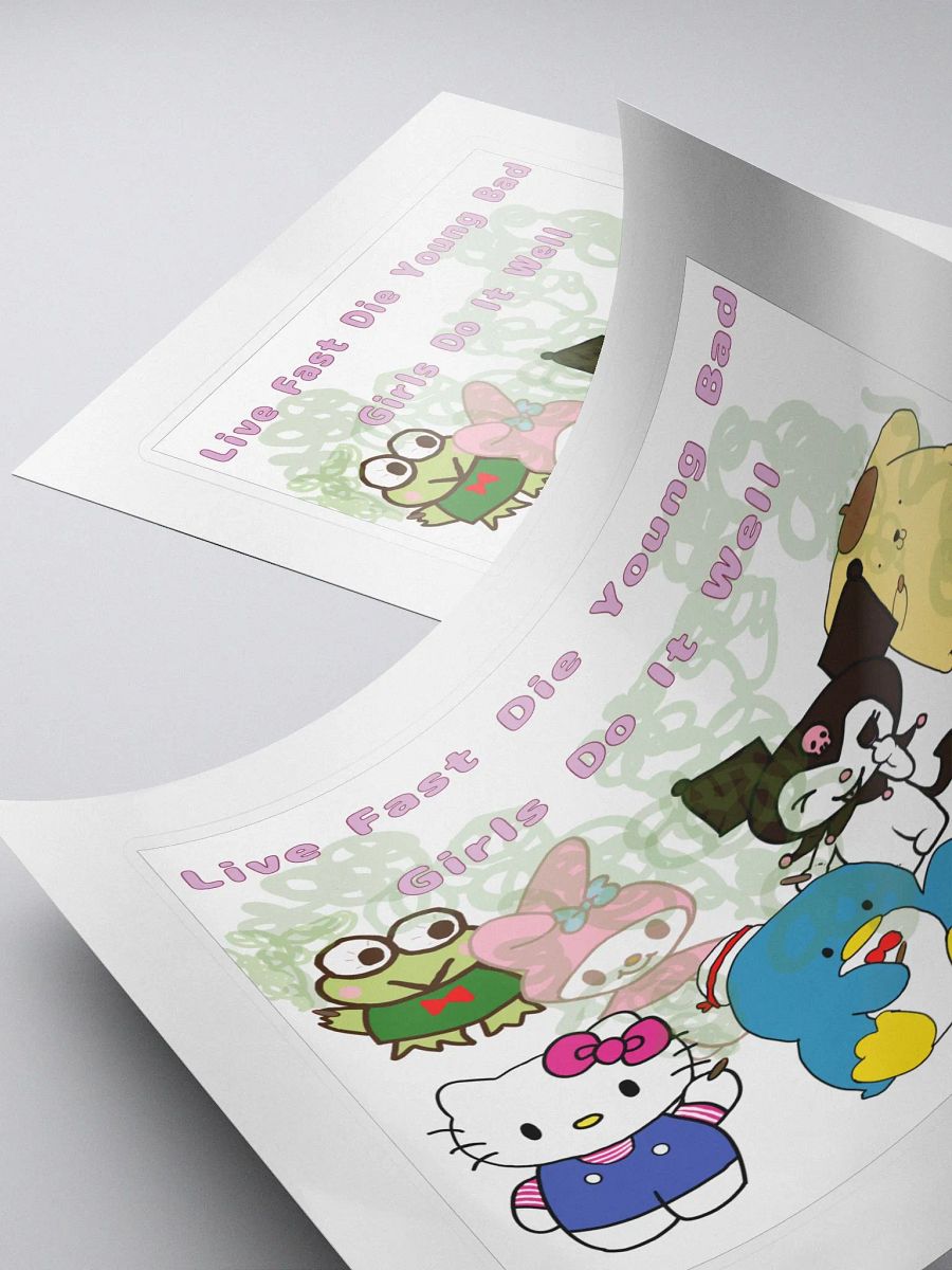 Smoking Sanrio Character Set Sticker product image (4)