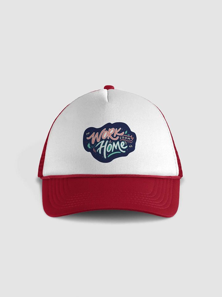 Vibrant Work from Home Trucker Hat product image (5)