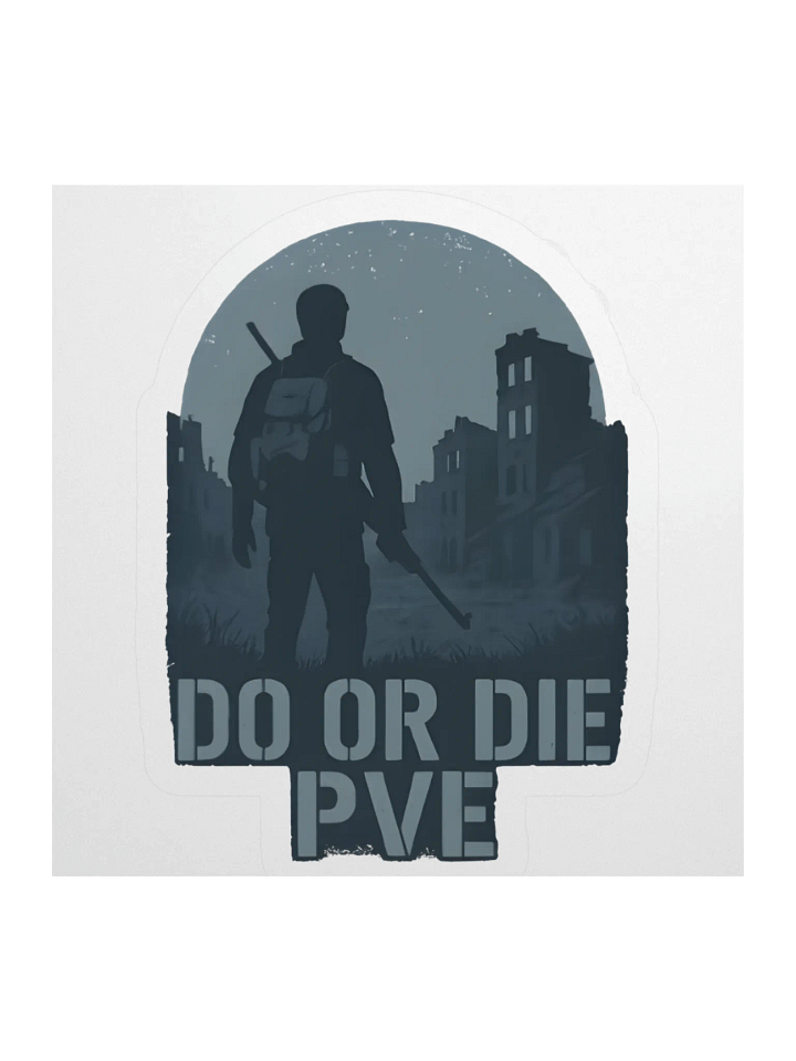 Survivalist Silhouette Kiss Cut Stickers product image (2)