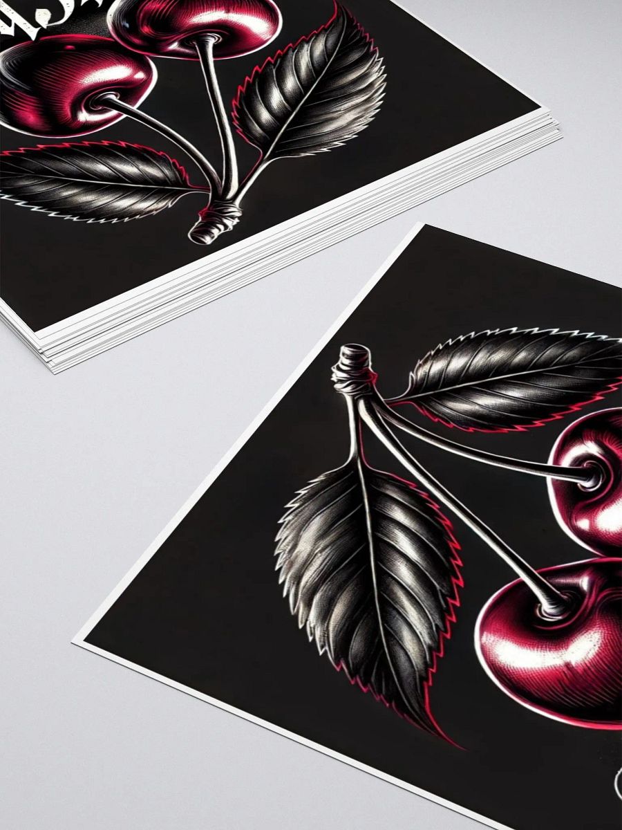 Cherry Delight Kiss Cut Stickers product image (11)