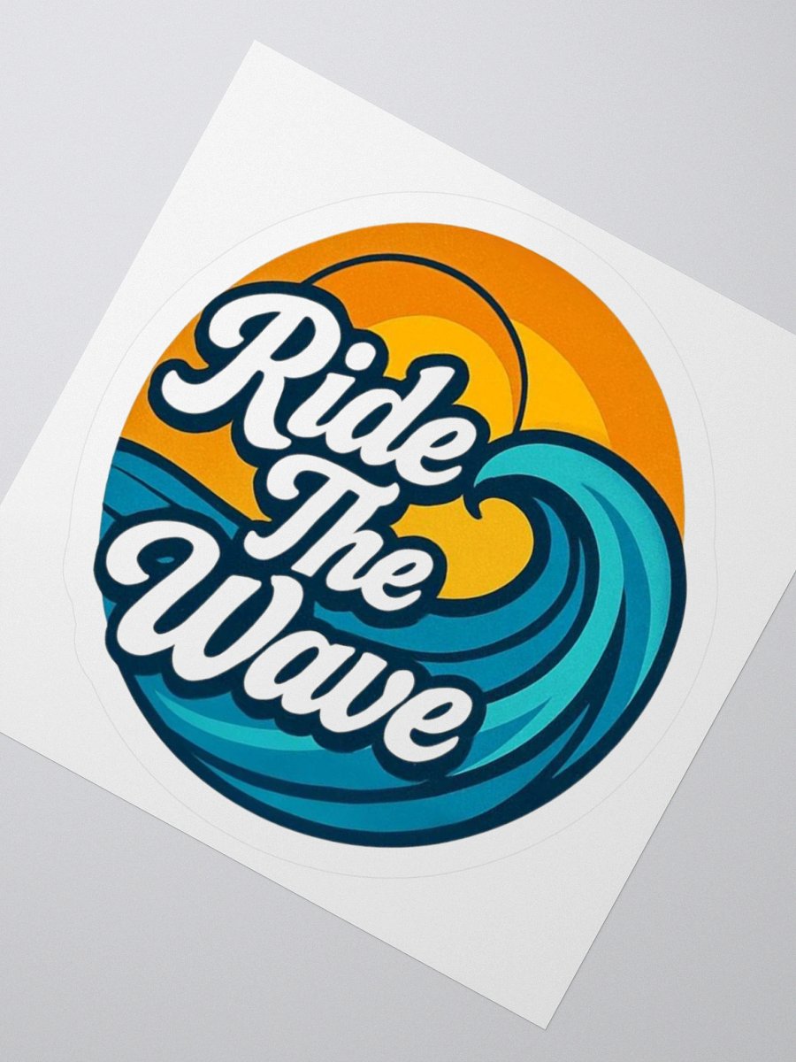 Ride The Wave Sticker product image (1)