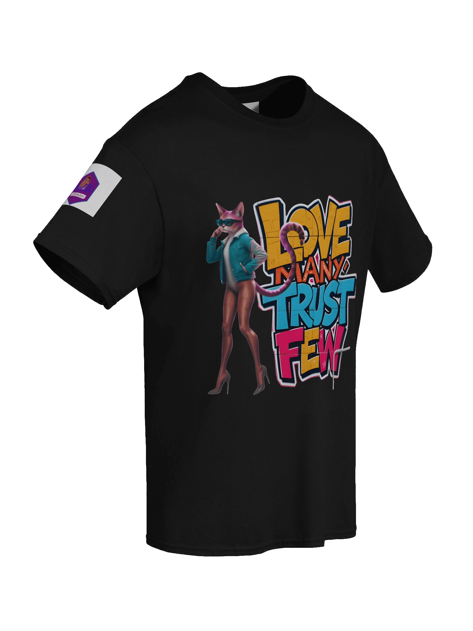 RayElle Purple Hair Hex T-Shirt product image (8)