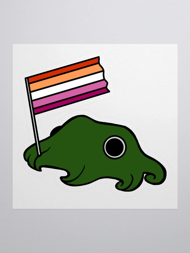 Lesbian Pride Flag Sticker product image (1)