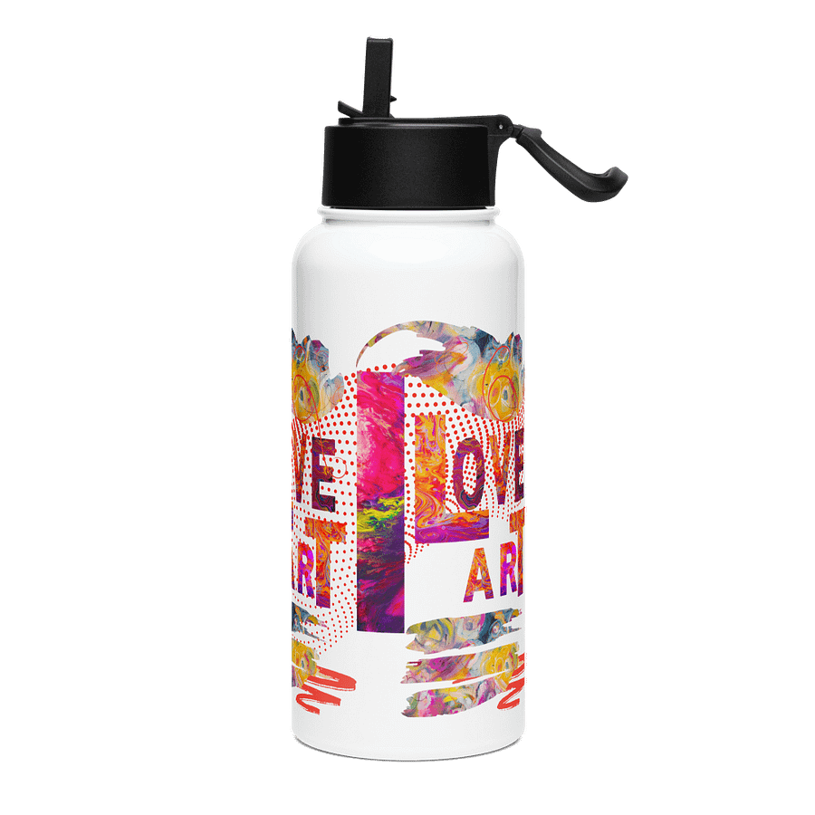I Love Art Stainless Steel Bottle for Artist moms dads friends daughters sons product image (3)