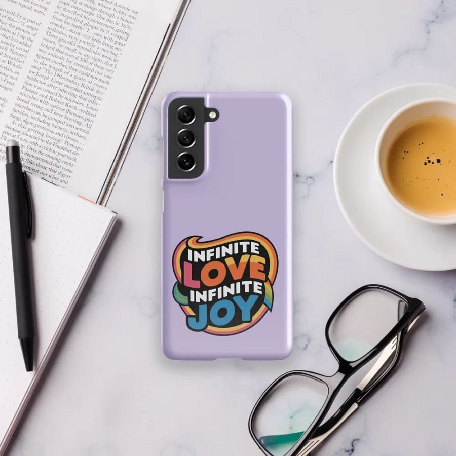 Infinite Love Infinite Joy Snap Case for Samsung (Purple) product image (11)