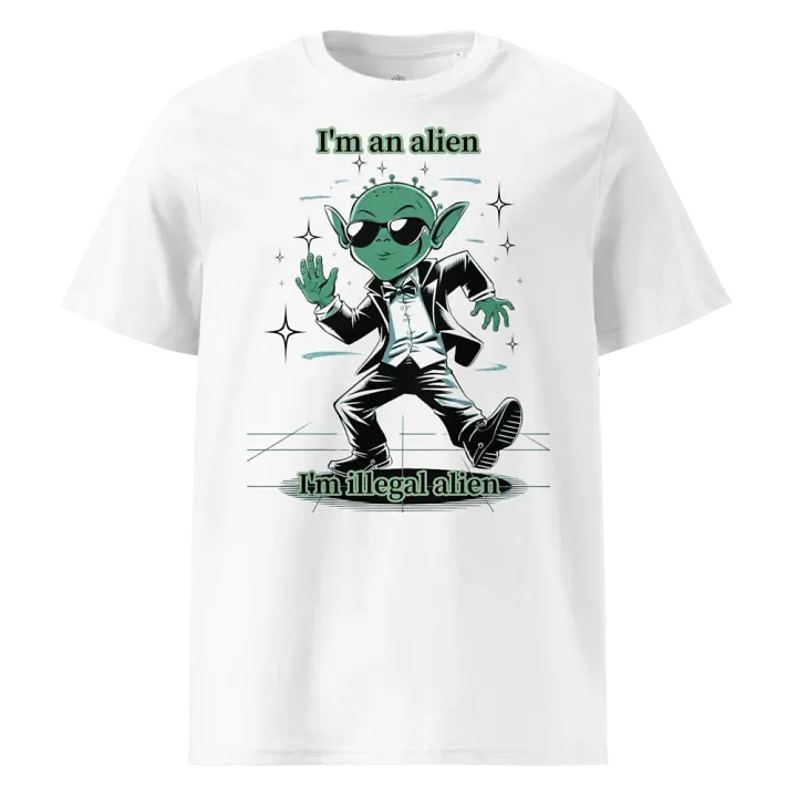 Disco Alien Cotton T-Shirt product image (1)