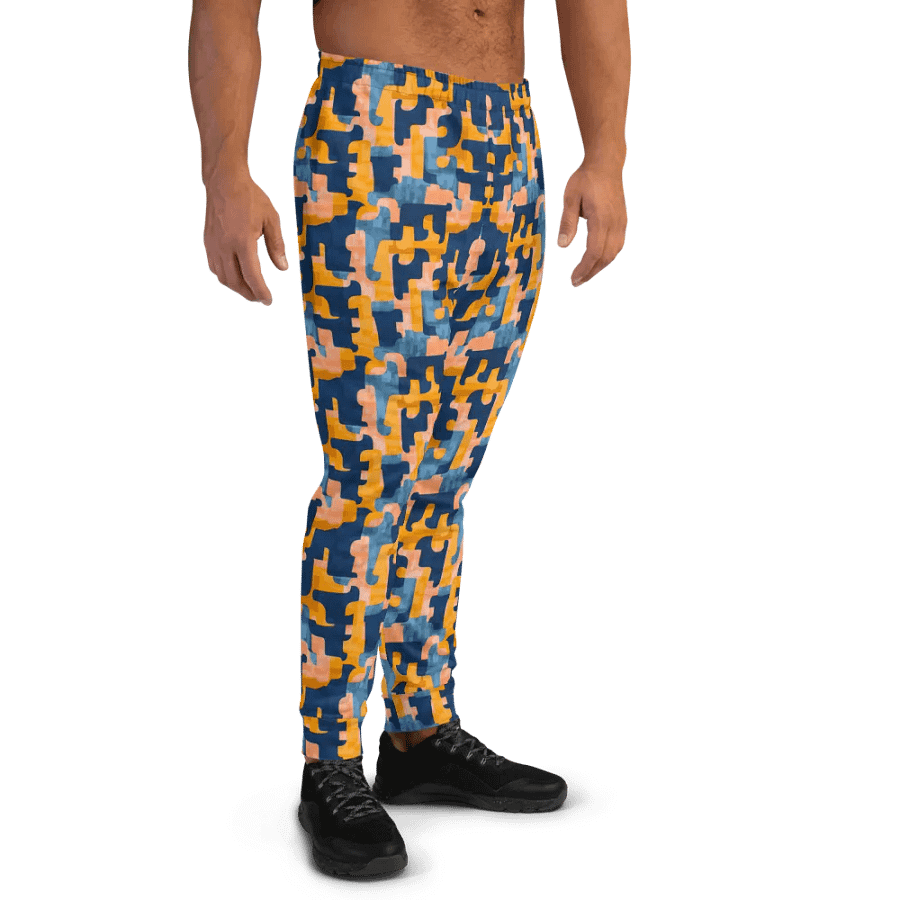 Flowing Shapes | Recycled Men's Joggers product image (5)