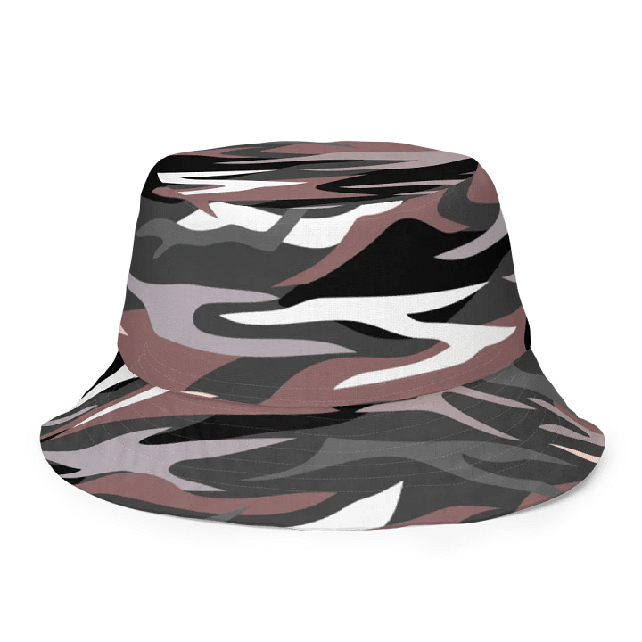 Camouflage Waves Reversible Bucket Hat product image (1)