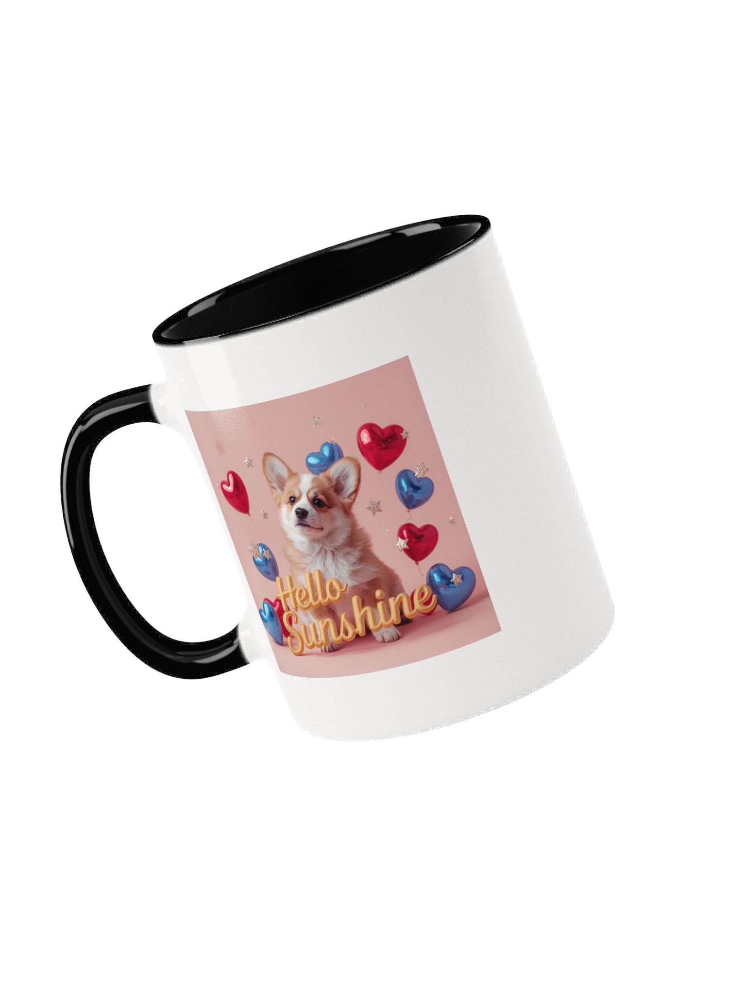 The "Hello Sunshine" Corgi Pup Mug - Kawaii Pastel Joy product image (5)