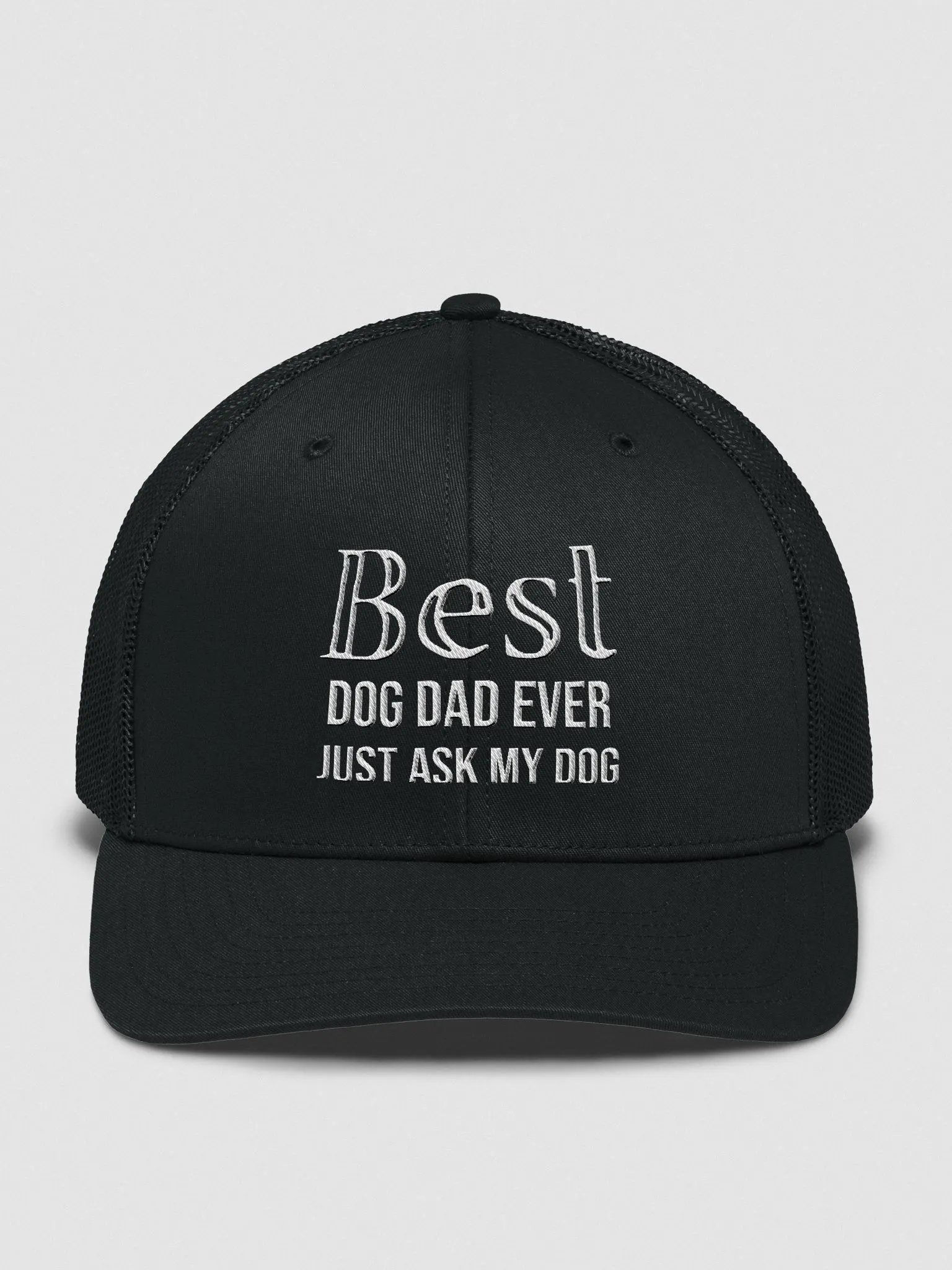 Best Dog Dad Ever Trucker Hat product image (1)